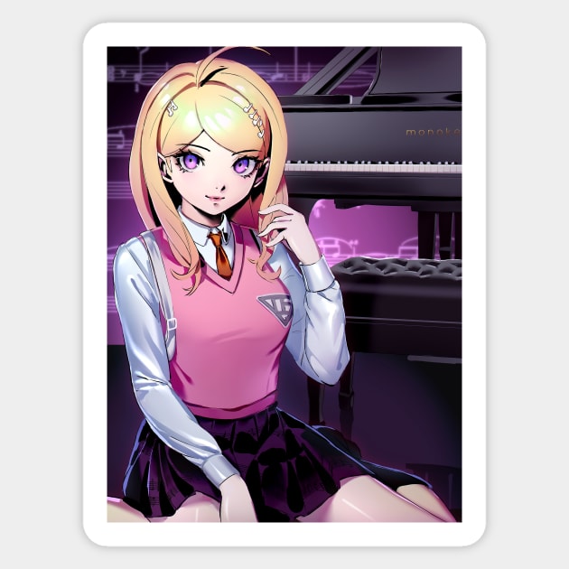 Kaede Akamatsu Sticker by dat_cravat